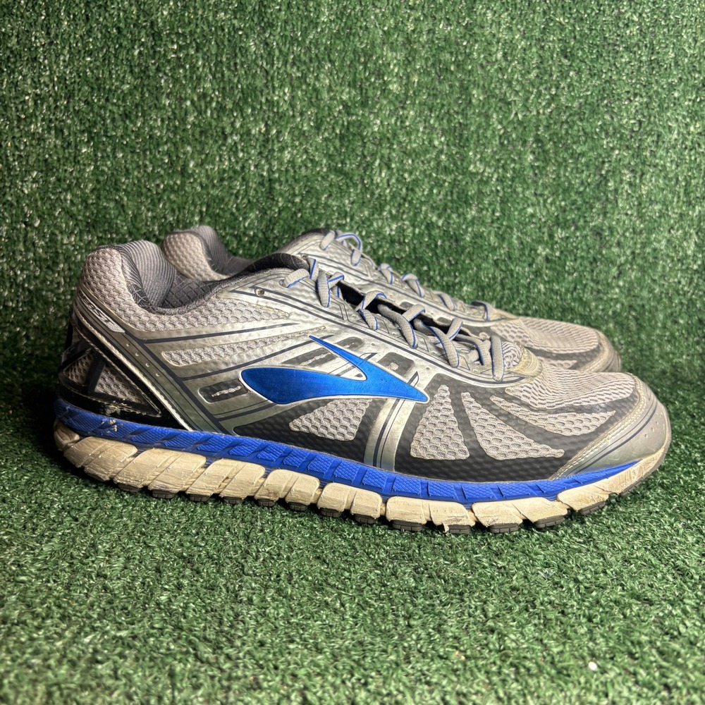 Brooks Beast 16 DNA Mesh Motion Control Running Shoes Grey Mens Size 14 2E Wide